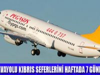 PEGASUS KIBRIS SEFERLER�N� ARTTIRDI