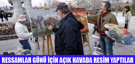 D�NYA RESSAMLAR G�N� KUTLANDI