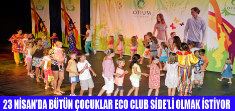 ECO CLUB �OCUKLARI  BULU�TURUYOR