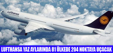 LUFTHANSA U�U� NOKTASINI Y�KSELT�YOR