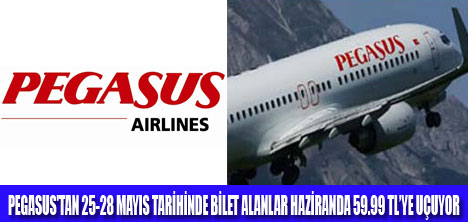 PEGASUS�TAN YAZA MERHABA KAMPANYASI