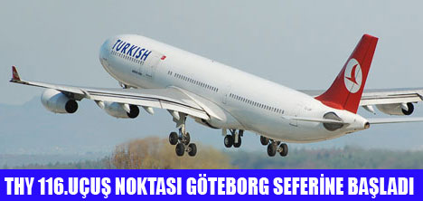 THY G�TEBORG SEFER�NE BA�LADI 