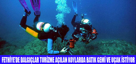 DALGIÇLAR UÇAK VE GEMİ ENKAZI İSTİYOR