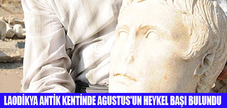AGUSTUS'UN HEYKEL BAŞI BULUNDU
