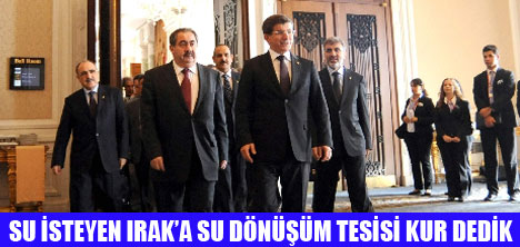 IRAK TÜRKİYEDEN SU İSTİYOR