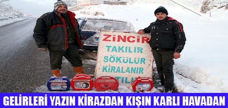 YAZIN KİRAZDAN KIŞIN ZİNCİRDEN