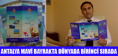 ANTALYADA 156 MAVİ BAYRAKLI PLAJ VAR