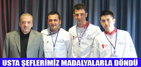 TÜRK AŞÇILAR GURURLA GELDİ