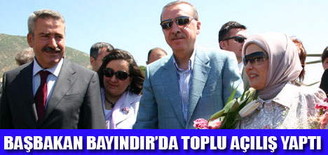 BAŞBAKAN ÇİÇEĞİN KENTİNDE