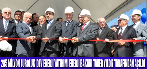ÇAKMAKTEPE DOĞALGAZ SANTRALI AÇILDI