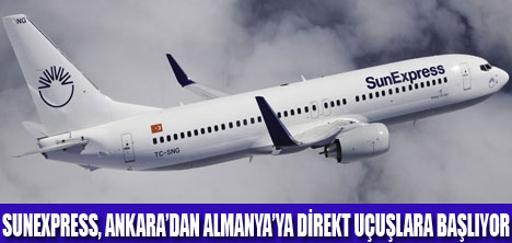 SUNEXPRESS İLE BAŞKENTTEN ALMANYAYA