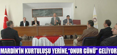 21 KASIM ONUR GÜNÜ OLARAK KUTLANACAK