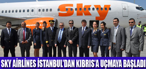 SKY AİRLİNES KIBRIS UÇUŞLARINA BAŞLADI