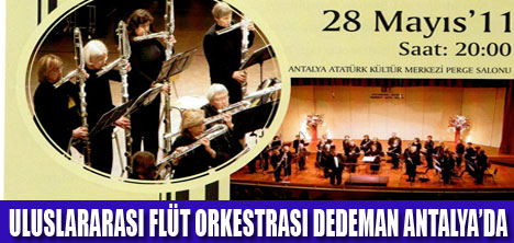 DEDEMAN ANTALYADA FLÜT ORKESTRASI