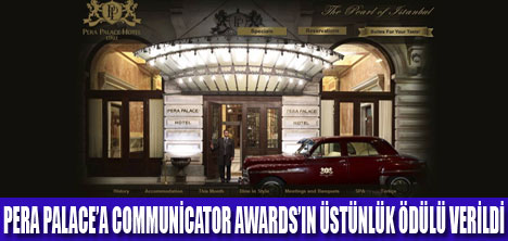 PERA PALACEA BİR ÖDÜL DAHA