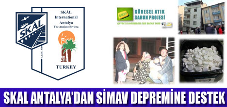 SKAL ANTALYADAN SİMAV'A YARDIM