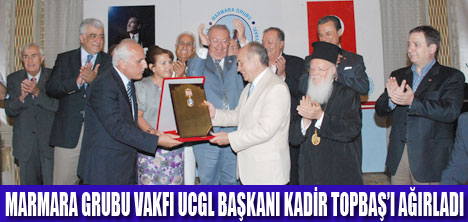 KADİR TOPBAŞA ONUR MADALYASI