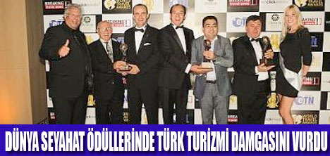 TÜRKİYEDEN 10 OTEL'E "EN İYİ" ÜNVANI