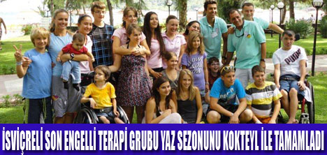 İSVİÇRELİ ENGELİLERDEN VEDA KOKTEYLİ