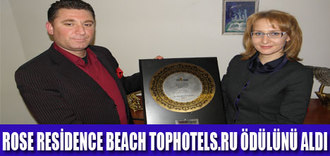TOPHOTELSDEN ANLAMLI ÖDÜL