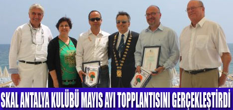 SKAL ÜYELERİ KHAN BEACHTE BULUŞTU