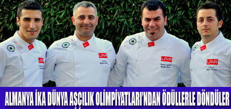 RAFET İNCE VE EKİBİ ÖDÜLLE DÖNDÜ