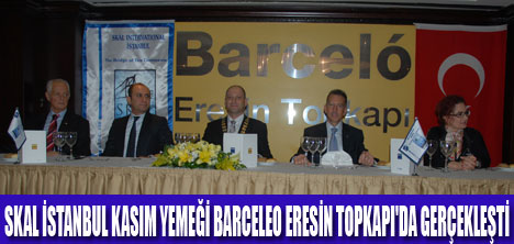 SKAL İSTANBUL KASIM YEMEĞİ GERÇEKLEŞTİ