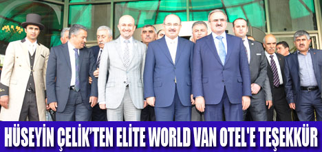 AK PARTİ HEYETİ ELİTE WORLD VAN OTEL'DE