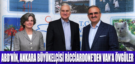 RİCCİARDONE’DEN VAN’A ÖVGÜLER