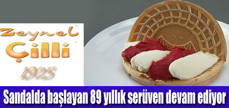 Doğal dondurma Zeynel'de yenir