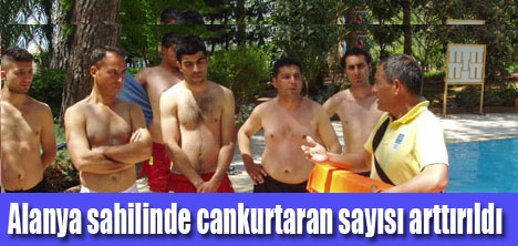 Alanya sahilinde Önce güvenlik