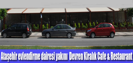 Ataşehir’de Devren Kiralık Cafe& Restaurant