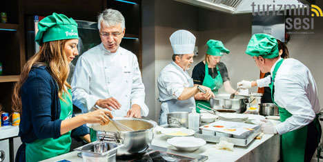 YESAM Başkanı Vedat Başaran mutfağa girdi