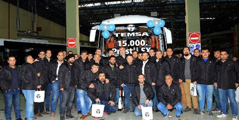 TEMSA’nın 15 bininci Prestij mutluluğu