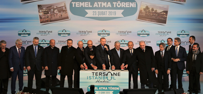 Tersane İstanbul Projesi’nin temeli Cumhurbaşkanı Erdoğan tarafından atıldı