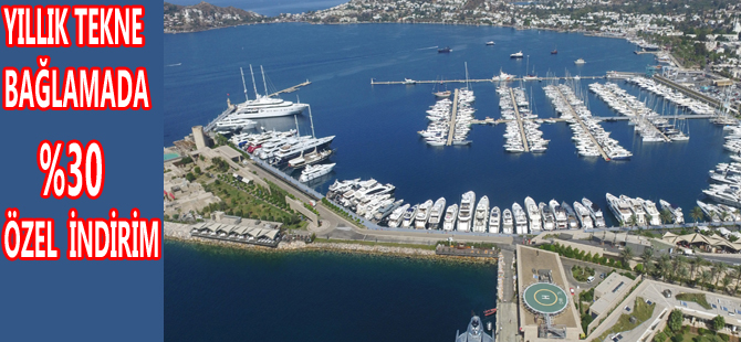 Yalıkavak Marina’da yıllık tekne bağlama ücretlerinde %30’a varan indirimler!