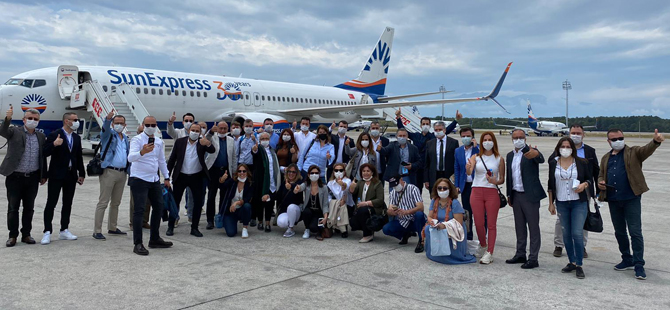 Sunexpress, İzmir’den ilk uçuşunu gerçekleştirdi