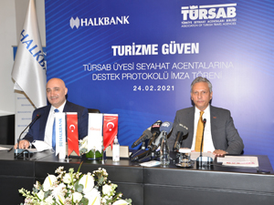 Halkbank’tan ‘TÜRSAB Üyesi Seyahat Acentalarına Destek Paketi’ 