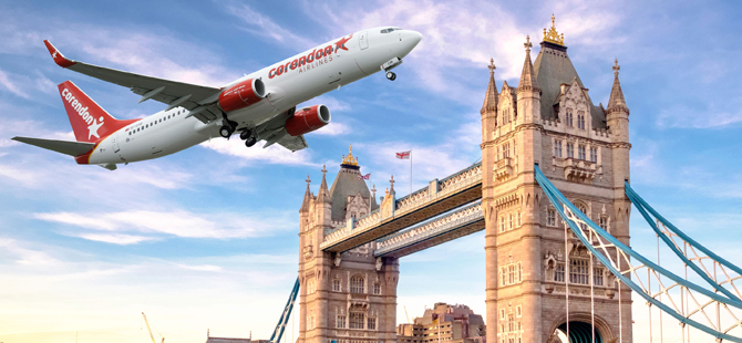 Corendon Airlines, 2022 İngiltere Uçuşlarını Satışa Açtı!
