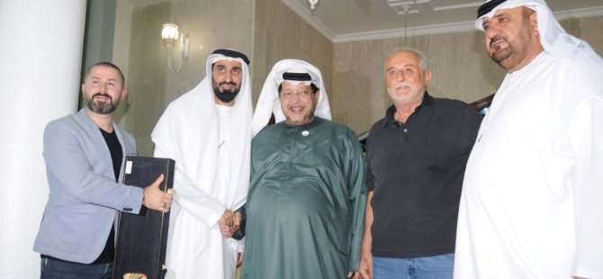 Avni Ongurlar, Emir MOHAMMED AL NAHYAN'ın misafiri oldu