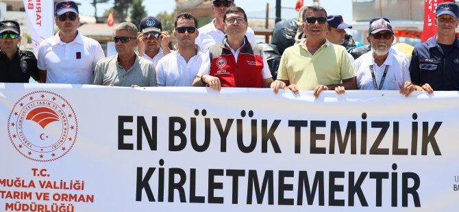 Güvercinlik Koylarında  7 Ton Atık Toplandı