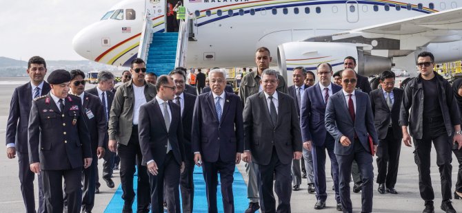 İSG Uluslararası Havalimanı Malezya Başbakanı Yaakob’u ağırladı