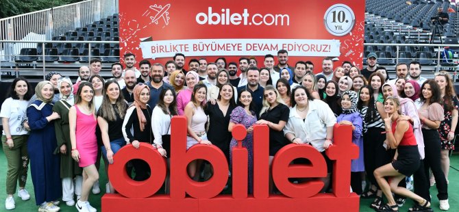 Obilet, Sektördeki 10. Yılını Çalışanlarıyla Kutladı