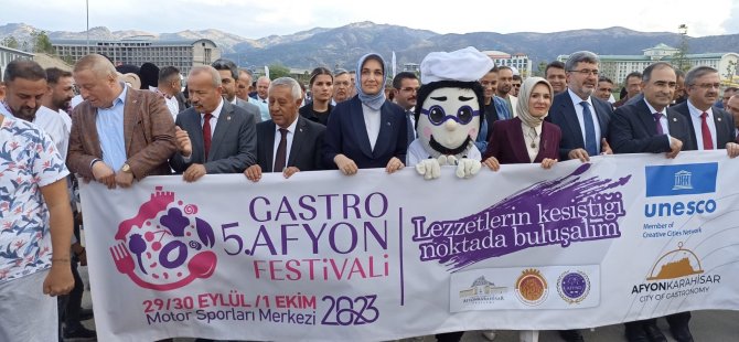 5. Uluslararası Gastro Afyon Lezzet ve Turizm Festivali Başladı