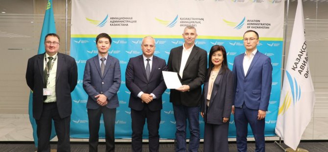 FlyArystan Hava Operatörü Sertifikasını aldı