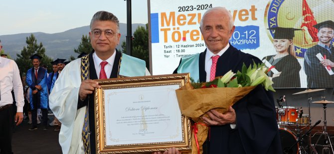 NAFİ GÜRAL’A FAHRİ DOKTORA ÜNVANI VERİLDİ