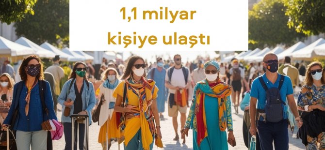 Küresel turist sayısı 1,1 milyar kişiye ulaştı