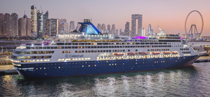 Dubai’deki ilk seferinde Celestyal’e büyülü kutlama!