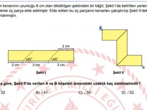 2025 LGS: A Kitapçığına Göre 15.’nci Soruda 3 Doğru Seçenek Var !!!
