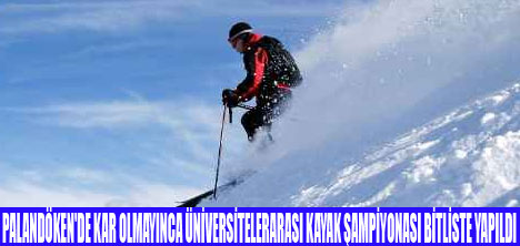 KAYAK ŞAMPİYONASI BİTLİS'TE YAPILDI
